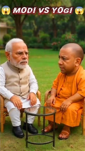 Mini Modi vs Yogi 😱 #trending #modi #yogi #buldozer #shortsvideo #shorts