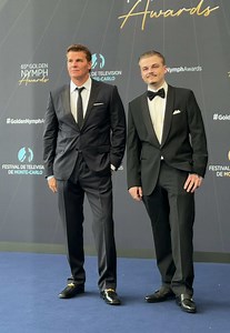 David Boreanaz with Jaden Rayne Boreanaz Monte-Carlo TV Festival photos