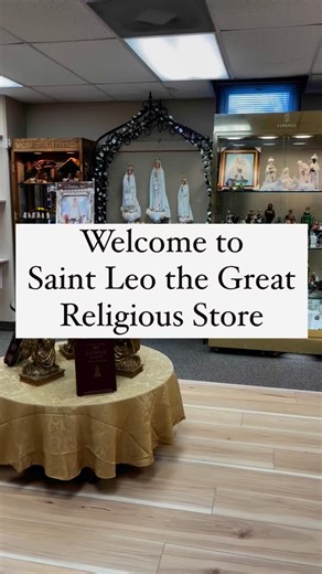 Saint Leo the Great Religious Store on Instagram: "We are Saint Leo the Great Religious Store, part of Church of Saint Leo the Great. We are located in Lincroft, New Jersey. We are a Catholic store and ministry whose goal is to help raise the next generation of saints! Store: A Catholic gift store for family, friends, and clergy! Choose from our beautiful selection of Rosaries, saint & miraculous medals, Bibles & books, statues, sacrament gifts, mantillas, and so much more! Special orders for me
