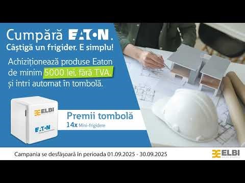Extragere tombolă "Cumpără EATON. Câștigă un frigider. E simplu!"