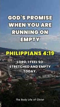 Are you worried that you won't have enough today? #Philippians419 #GodProvides #ChristianShorts