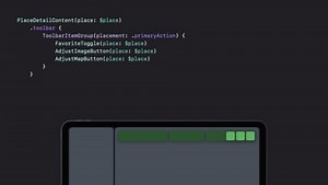 iPadのSwiftUI：ツールバーやタイトルなどを追加する - WWDC22 - ビデオ - Apple Developer