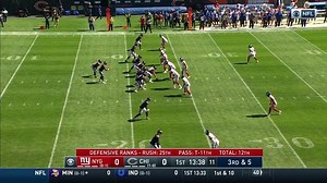 Mitch Trubisky's first pass of the game goes to Allen Robinson