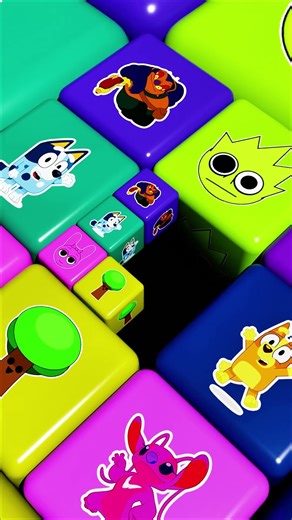 Sprunki Face Shatting Cubes 4#roblox #incredibox #minecraft