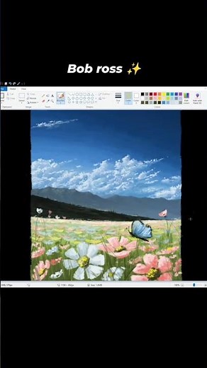 ms paint with mouse 🐀 #art