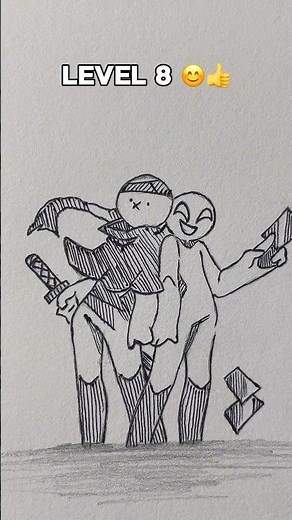 How to Draw Stickman in Different Levels Part 21 ✨