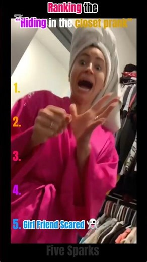 👉 “Top 5 Scariest Closet Prank Reactions 😳 ( Wait till #1)” #ytshorts #top5 #prank #funny #laugh