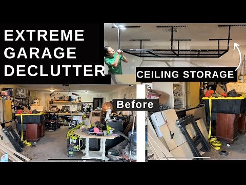 Extreme Garage Makeover | Garage Declutter and Organization