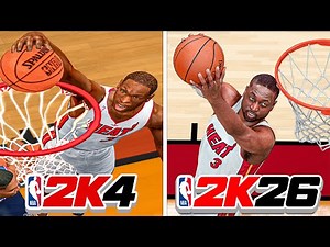 Dunking With Dwayne Wade In Every NBA 2K