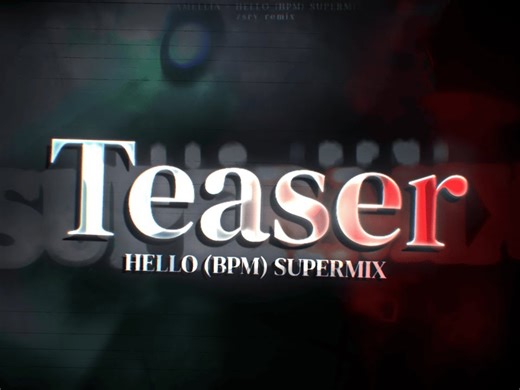 【冰与火之舞/DORA】新一年的大型合作谱Hello (BPM) SUPERMIX预告