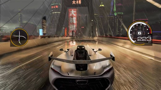 GRID legends 最高画质 jesko 上海滩 雷暴雨天狂飙