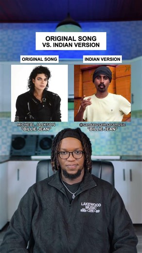 Original Song Vs. Indian Version: Michael Jackson "Billie Jean" #shorts #music #michaeljackson