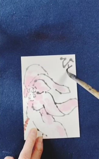 絵手紙通信 from 信州 おしゃべり通信 冬を彩る シクラメン