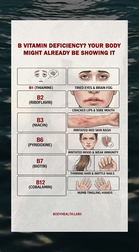 B Vitamin Deficiency? Your Body Might Already Be Showing It