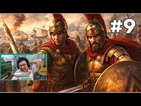 🔴AOE2 Chronicles: Battle for Greece - Artaphernes #9 Stage 11 Sacred Salamis