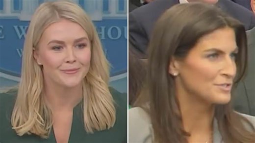 Leavitt and reporter Kaitlan Collins clash over question about Biden's signature