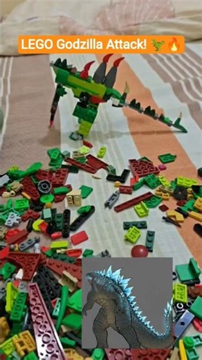 Kid Builds LEGO Godzilla | Amazing Monster Build 🦖