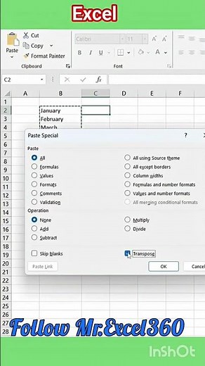 Stop Copy-Paste! Use Transpose to Rotate Data in Excel | Excel Data Rotation | New topic in Excel