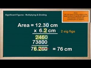 WCLN - Significant Figures - Multiplying and Dividing