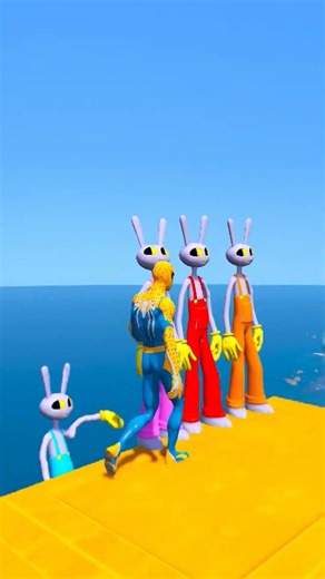 GTA V JAX VS CRAZY ALIEN RAGDOLL#shorts