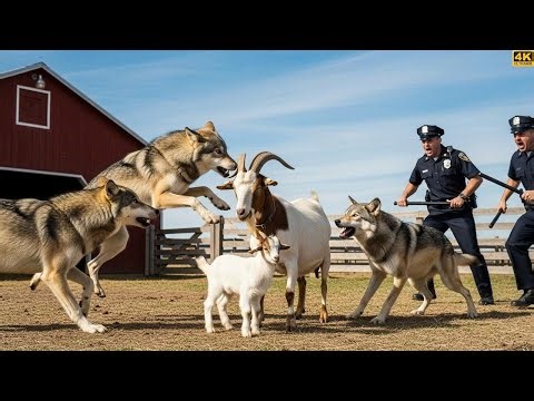 Heroic Rescue Team Saves the Brave Goats from the Wild Wolves | Wildlife rescue