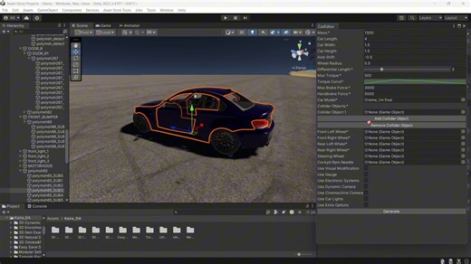 Unity插件 – 汽车控制器 Ultimate Car Controller Plus