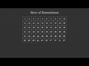 22 Sieve of Eratosthenes Animation