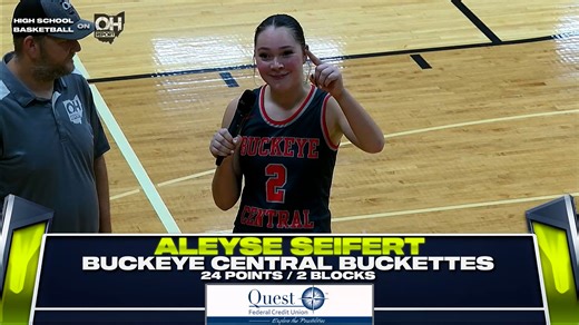 The OH.Report on Instagram: "Aleyse Seifert turned in a strong MVP performance for Buckeye Central, dropping 24 points with two blocks as her team secured its second straight win and opened N10 play at 1–0. She talked about how good it feels to be in that spot and how much she enjoys sharing the floor with her younger sister while representing a program she’s proud of. For Aleyse, the pride runs deeper than the scoreboard. She said Buckeye Central has a real legacy to uphold, and she wants to bu
