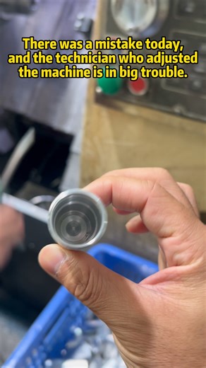 The machine was properly adjusted, but it broke a tool while making the tenth product. The machine operator then cursed at the technician.#cnc #cncmachining #chinafactory | Chinese CNC machining manufacturers
