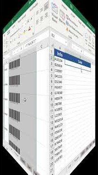 Create Barcode in Excel