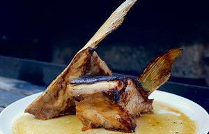 Grilled Yellowtail Collars Fishermans Belly - Best Yellowtail Recipe