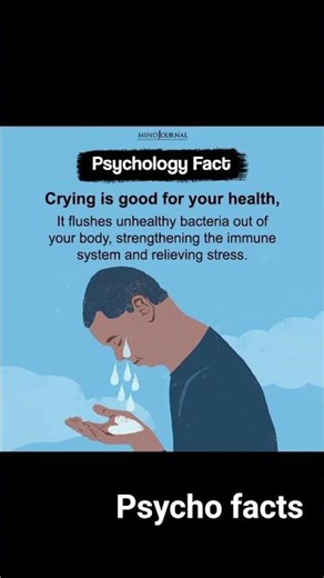 Why Crying is actually good for you 😭