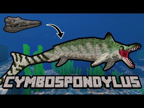 Ichthyosaurus primitif periode trias!! Cymbospondylus minecraft #prehistoric #minecraft