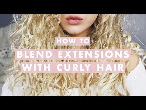 How To Blend Hair Extensions With Curly Hair