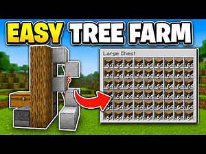 How to build a Tree farm in minecraft