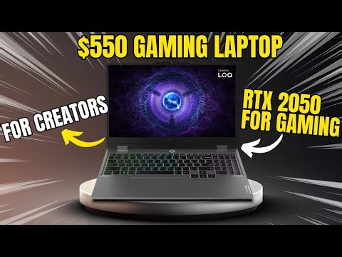 This $550 Gaming Laptop all you need if you are a creator and Gamer- LENOVO LOQ 15 with RTX 2050