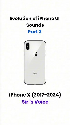 🍏🔊Evolution of iPhone UI Sounds Part 3 📱 #mobile #tech #old #new #apple