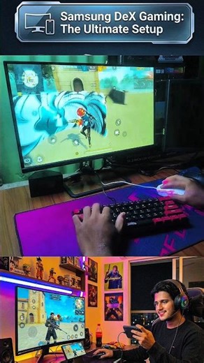 CS Custom Samsung dex Op Clutch Power Of Keyboard ⌨️🖱️And Mouse With Handcam