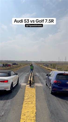 4motion vs Quattro, same same 💁🏾‍♂️ #dragracing #engagement #comment #audis3 #golf75r | 7SpeedStreets