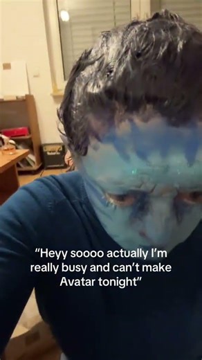 Blue transformation nobody asked for #avatarworld #makeover #shorts