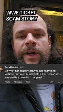 why I DON'T buy wwe tix on Craigslist! This is how I got scammed w/ fake SummerSlam tickets #wwe