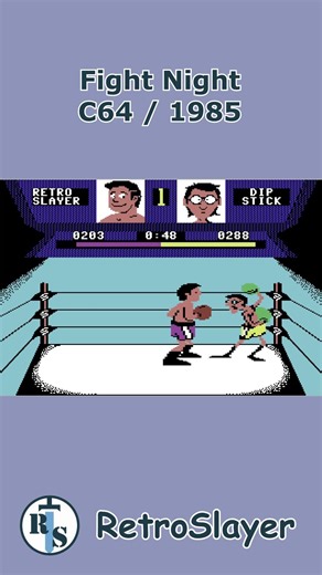 Fight Night Gameplay Commodore 64