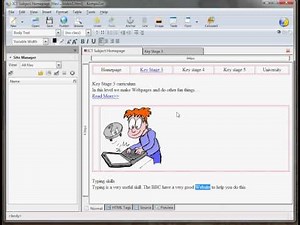 Kompozer for beginner 6 (External Link)