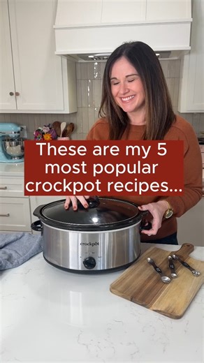 My TOP 5 most popular Crock Pot recipes 🍲✨ Easy, cozy, and perfect for busy days. 👇 Comment “CROCK POT” and I’ll send you all 5! | Eating on a Dime