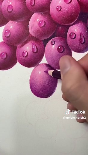 How to Draw Colorful Grapes: Step-by-Step Tutorial