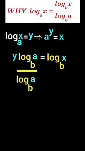 Change of Base Formula — Logarithms Made Simple#shorts
