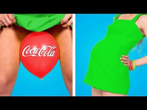 Being FAKE PREGNANT at School || School Pranks, DIYs Ideas By Crafty Panda School