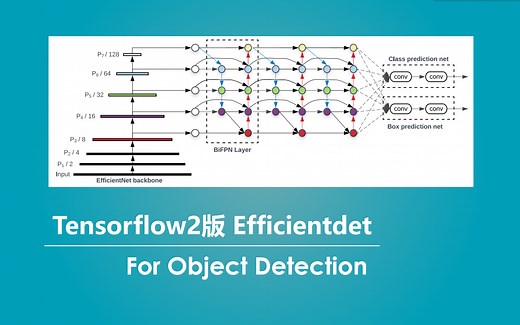 Tensorflow2 搭建自己的Efficientdet目标检测平台（Bubbliiiing 深度学习 教程）