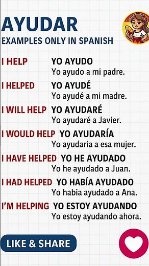 How to Use the Verb AYUDAR in Spanish 🤝🇪🇸 | Quick & Easy Guide