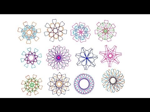 Spirograph drawing art tutorials 😍. #shorts #satisfying #ytshorts #2024
